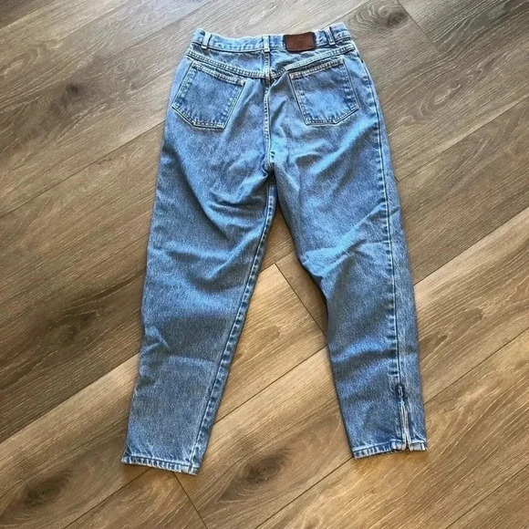 Vintage 90s High Waisted Denim Jeans Essentials Sport Denim Jeans Size 12 - Picture 10 of 11